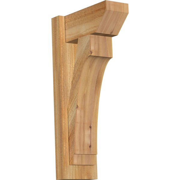 Ekena Millwork Imperial Slat Rough Sawn Outlooker, Western Red Cedar, 6"W x 12"D x 24"H OUT06X12X24IMP06RWR - main